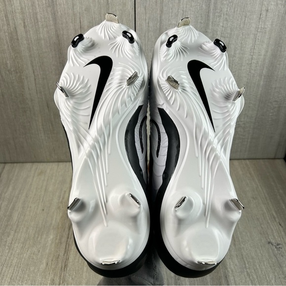 NEW Nike Alpha Huarache NXT White Black Baseball Cleats dj6517-101 Men’s Size 8 - Picture 8 of 10